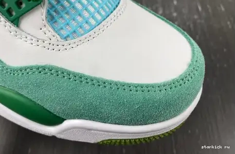 Grass Retro AJ4-KNCW Green SB White  (limited 4  Jordan AJ4-KNCW edition)  0506